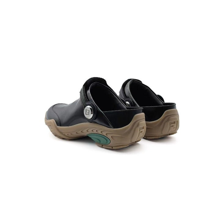 Fendi Lab Leather Clog - SHENGLI ROAD MARKET