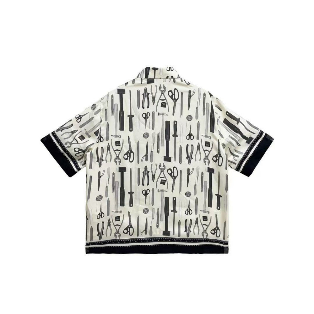 Fendi Silk Short Sleeve Shirt - SHENGLI ROAD MARKET