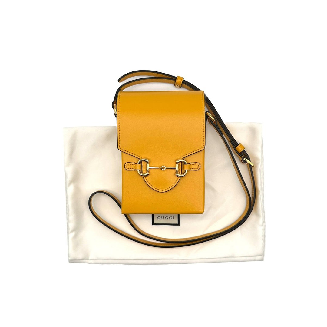 Gucci GG Marmont Yellow Mini Crossbody Bag - SHENGLI ROAD MARKET