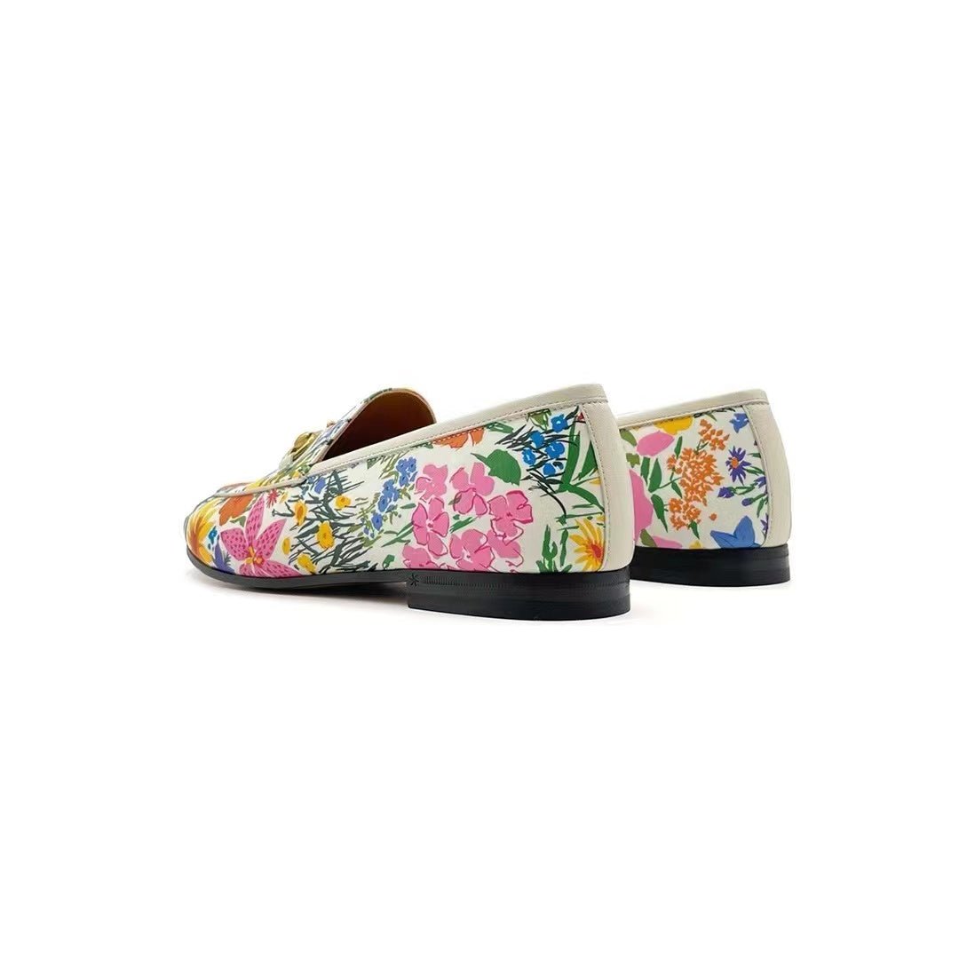 Gucci Ken Scott Jordaan Flora Print Loafers - SHENGLI ROAD MARKET