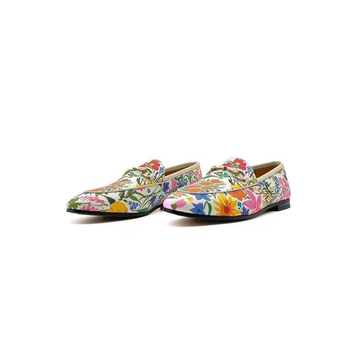 Gucci Ken Scott Jordaan Flora Print Loafers - SHENGLI ROAD MARKET