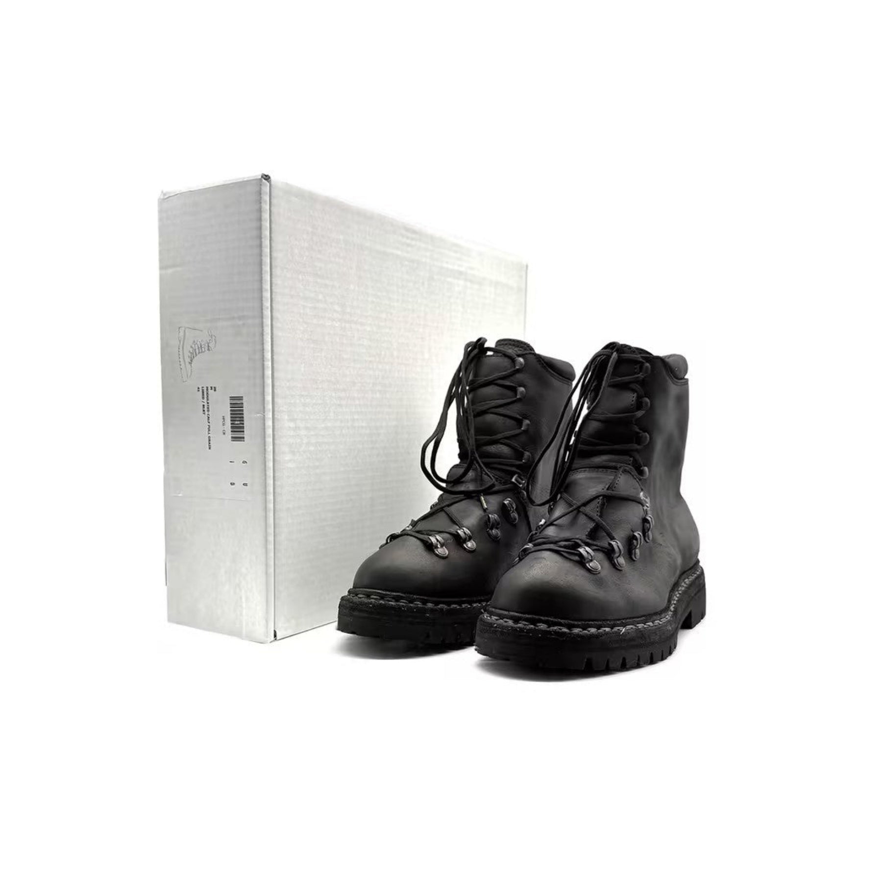 GUIDI 20 Modulated Calf Full Grain Hiking Boots - SRM – SHENGLI