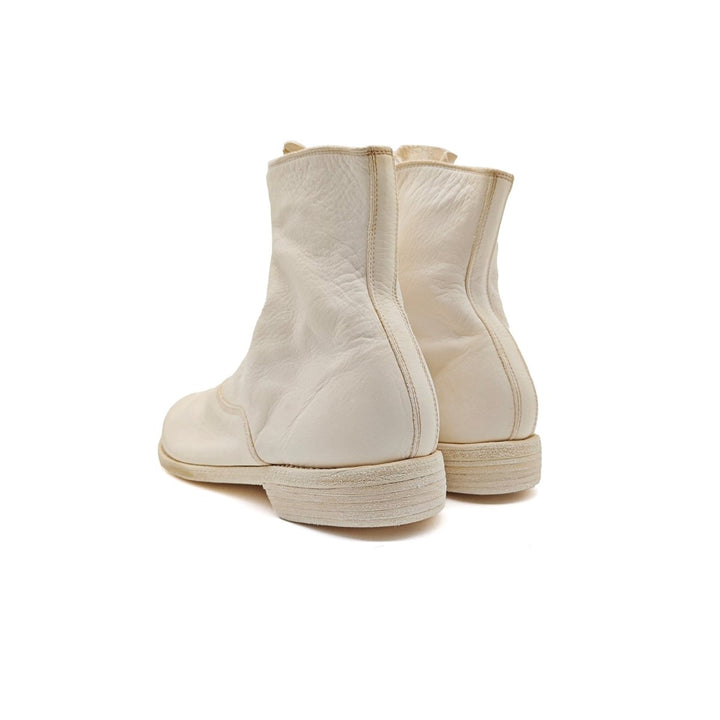 GUIDI 210 White Horse Full Grain Front Zip Leather Boots - SHENGLI ROAD MARKET