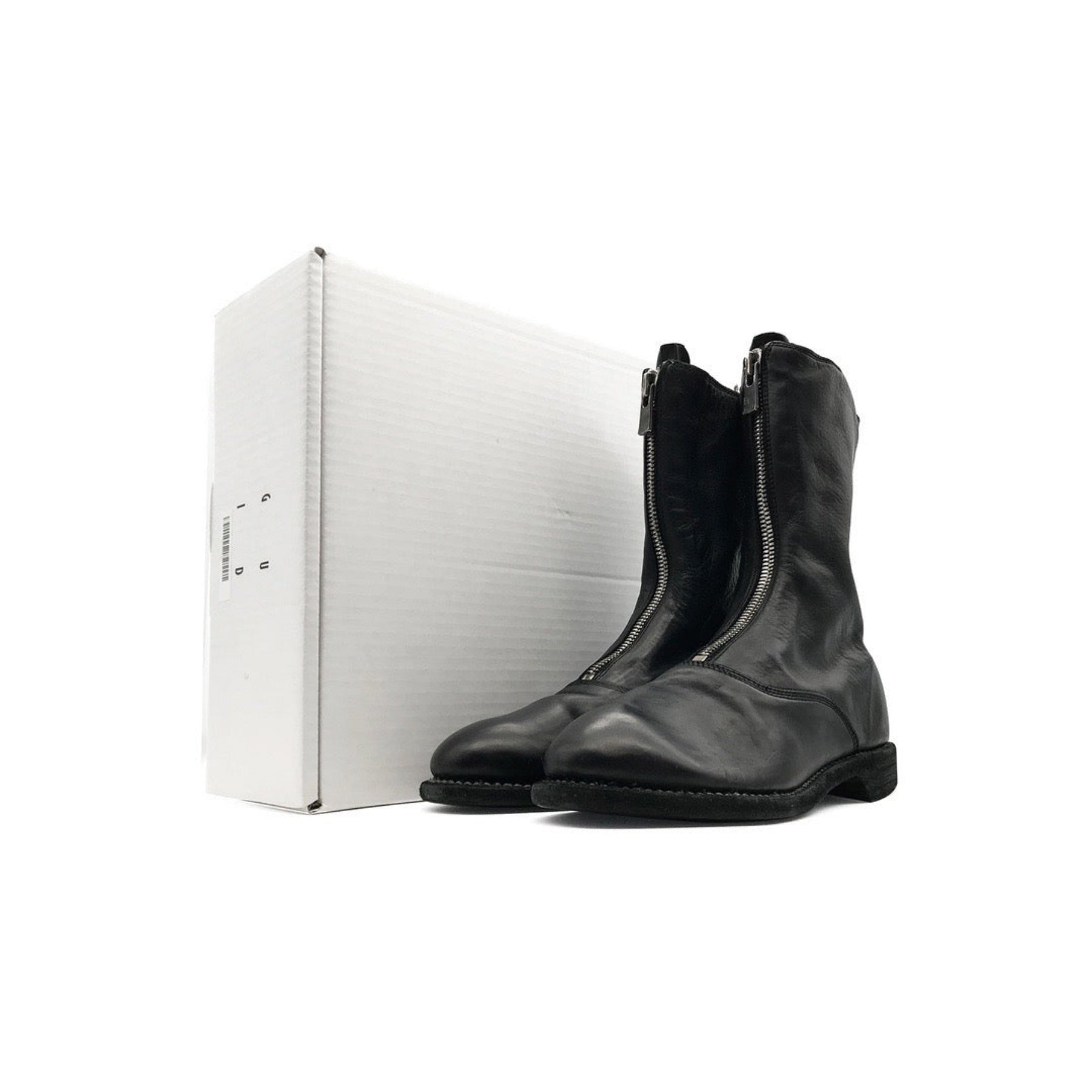 GUIDI 310 Horse Full Grain Front Zip Men's Leather Boots - SRM
