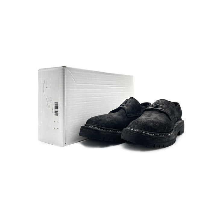 GUIDI 792VN Classic Long Lace - up Derby Shoes - SHENGLI ROAD MARKET