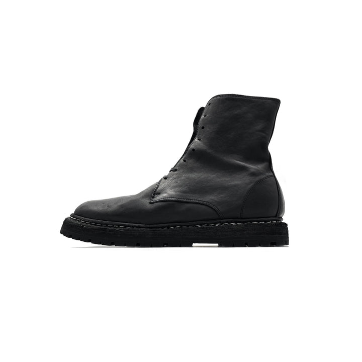 GUIDI 9950VN Soft Horse Lace - up Leather Boots - SHENGLI ROAD MARKET