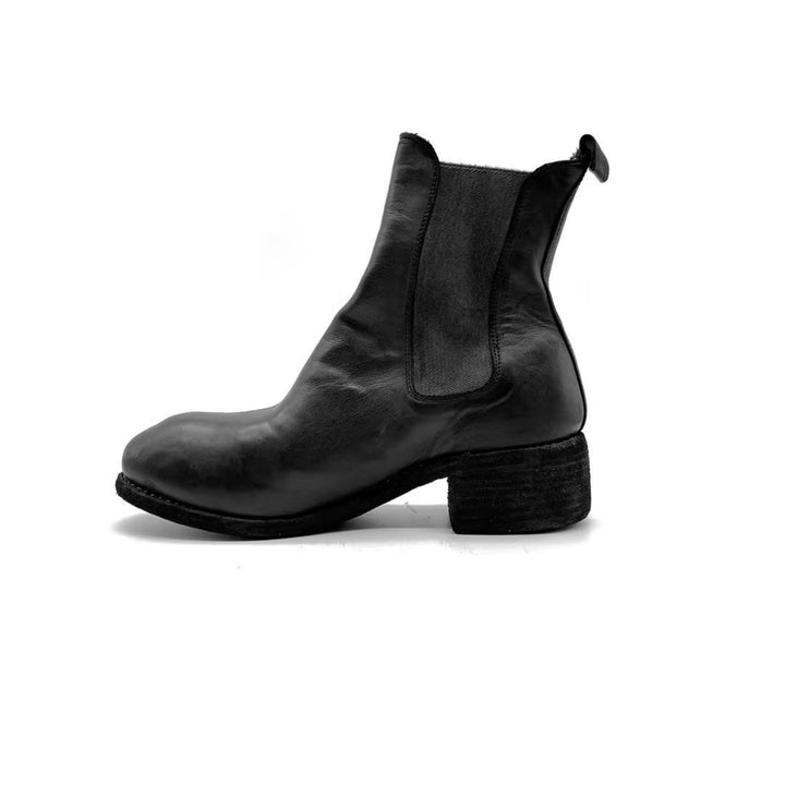 GUIDI PL07 Horse Full Grain Orthopaedic Chelsea Boots - SHENGLI ROAD MARKET