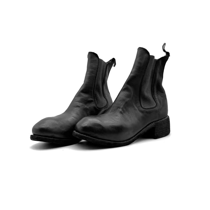 GUIDI PL07 Horse Full Grain Orthopaedic Chelsea Voots - SHENGLI ROAD MARKET