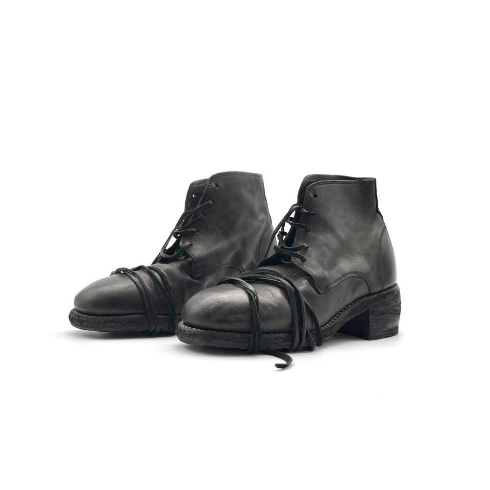 GUIDI Soft Horse 793 Thick - Soled Lace - Up Leather Boots - SHENGLI ROAD MARKET