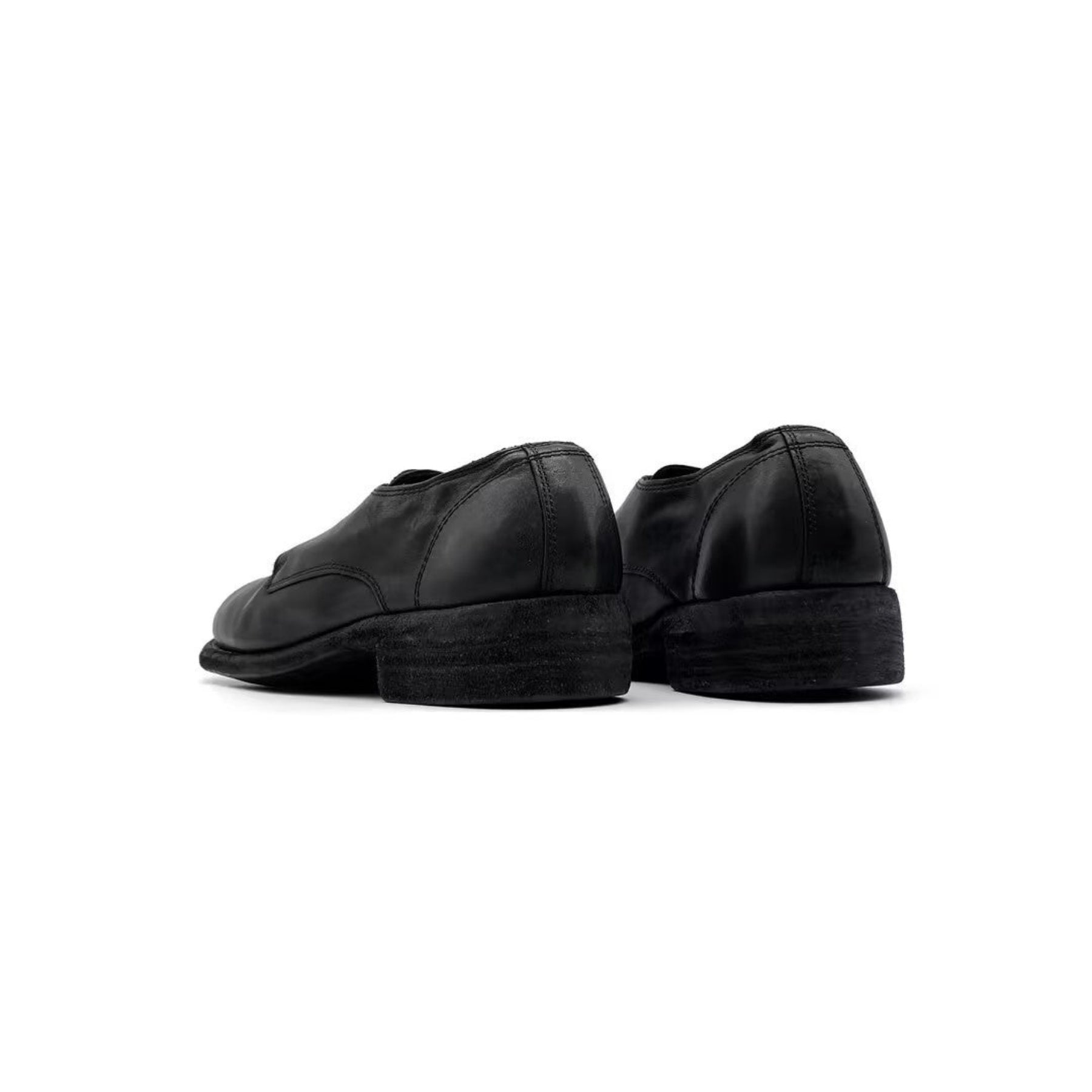 GUIDI Soft Horse Grain 992 Derby Leather Shoes - SRM – SHENGLI