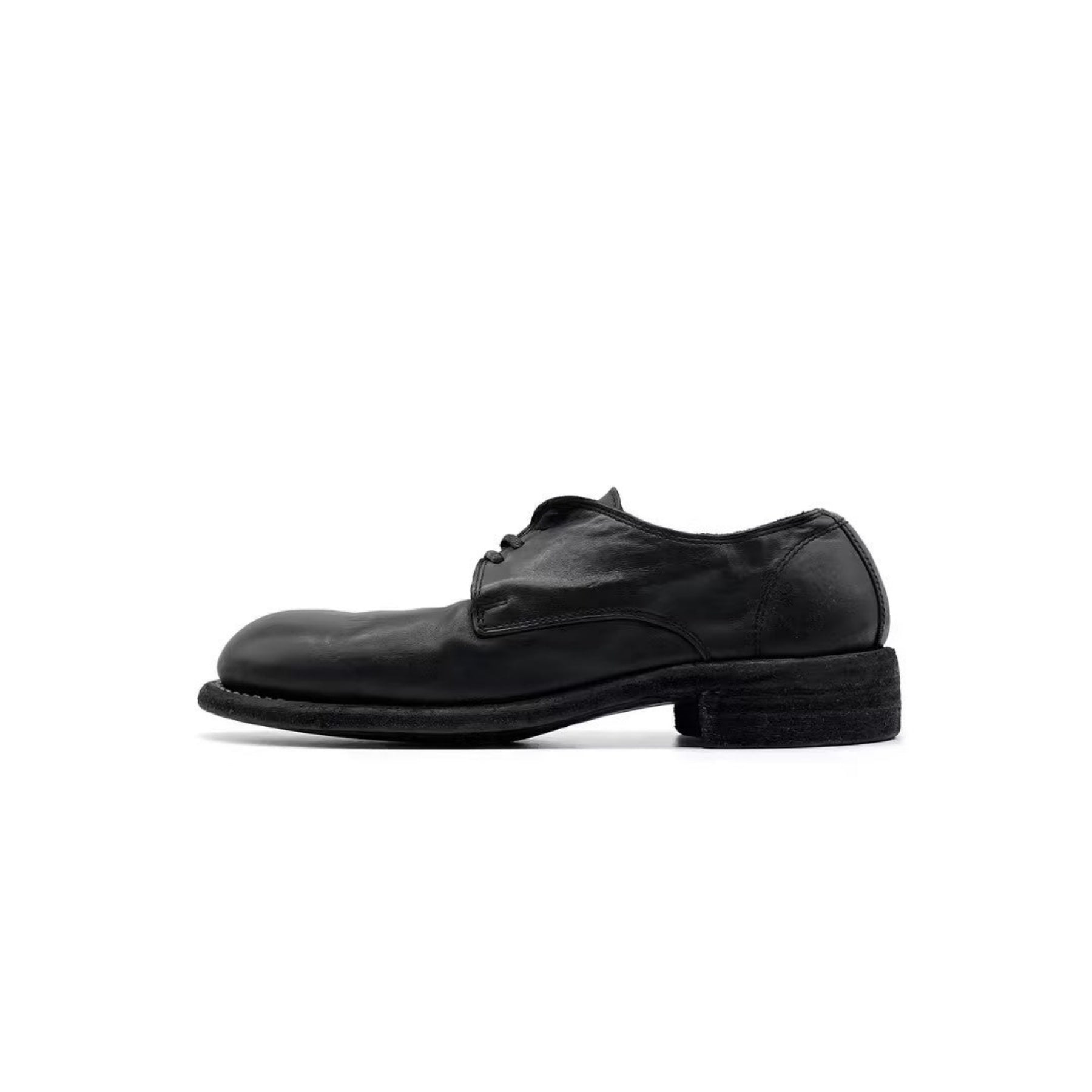 GUIDI Soft Horse Grain 992 Derby Leather Shoes - SRM – SHENGLI