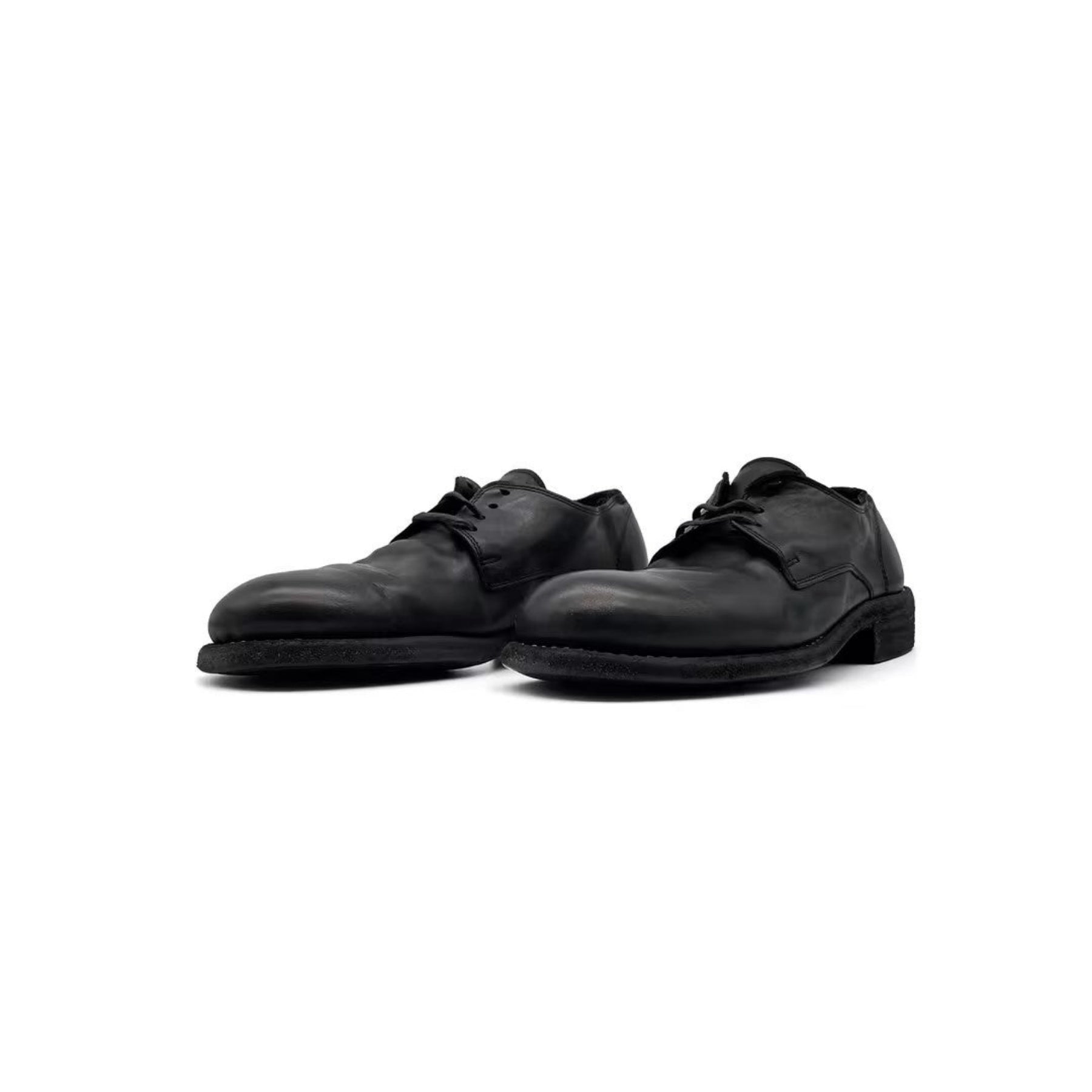 靴 GUIDI 992 HORSE FULL GRAIN DERBY GUIDI Soft Horse Grain 992 Derby Leather Shoes - SRM – SHENGLI