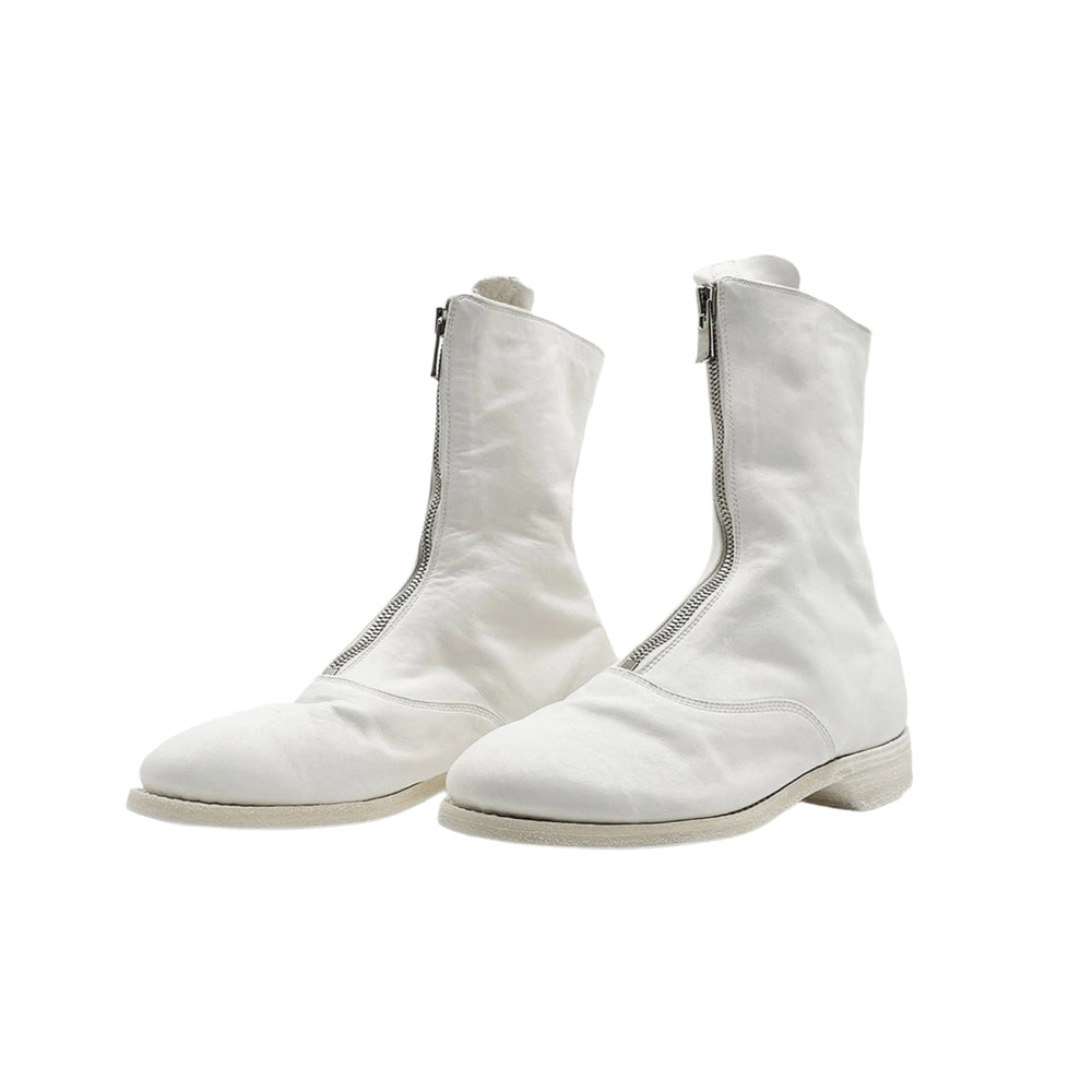 GUIDI Soft Horse Grain Women 310 Front Zip Leather Women's Boots - SHENGLI ROAD MARKET