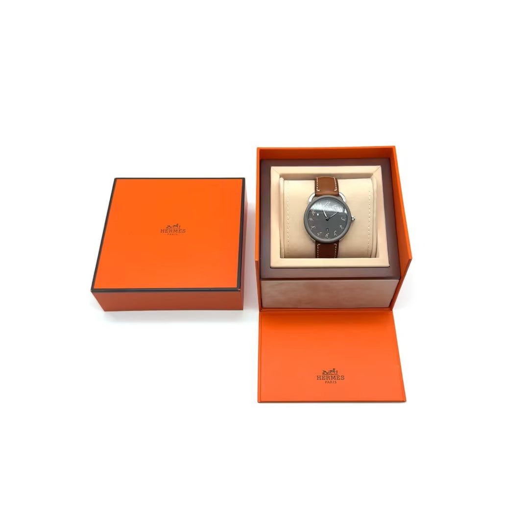 Hermes Areau Brown Watch - SHENGLI ROAD MARKET