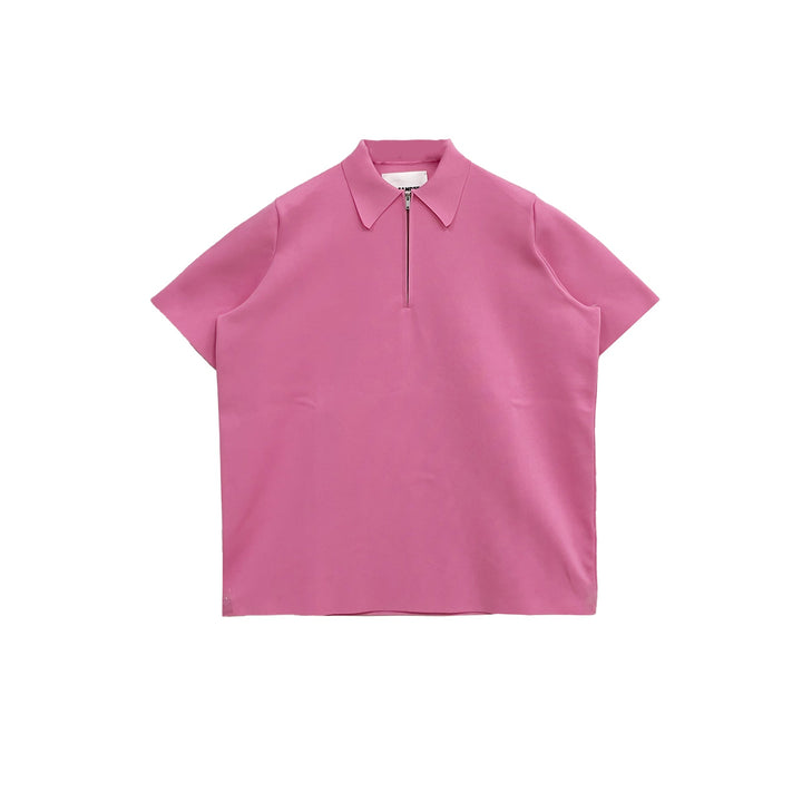 JIL SANDER Electric Pink Polo T-Shirts - SHENGLI ROAD MARKET