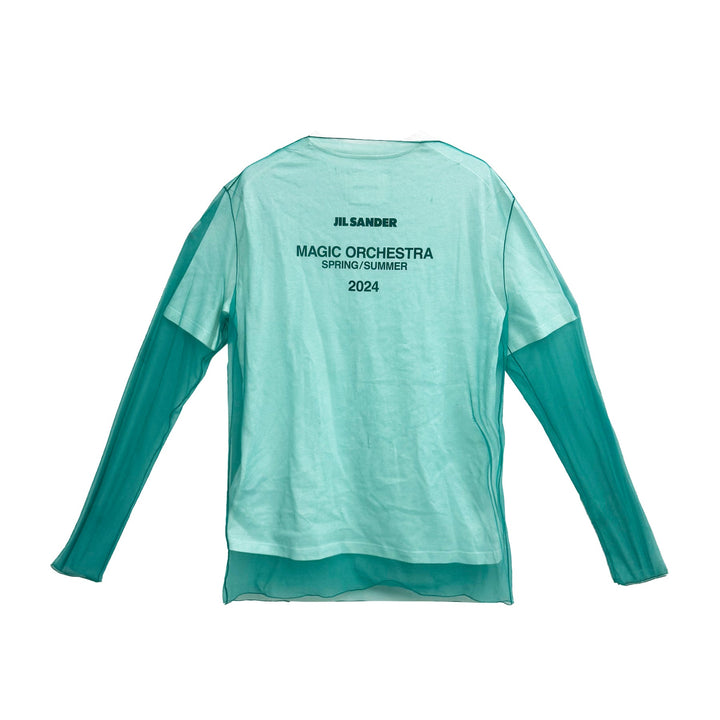 JIL SANDER Sheer Long Sleeve T-Shirt - SHENGLI ROAD MARKET