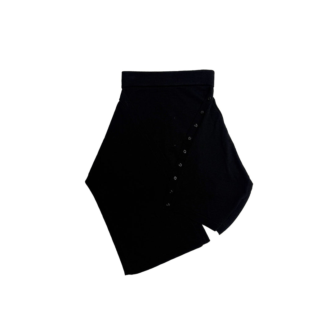 Lemaire Black Buttoned Skirt - SHENGLI ROAD MARKET