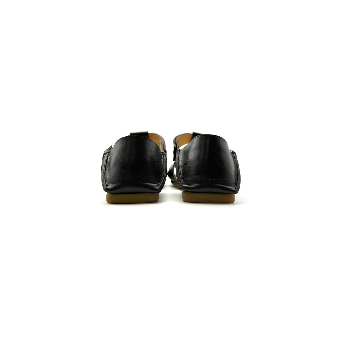 Lemaire Black Fisherman Slip On Sandals - SHENGLI ROAD MARKET