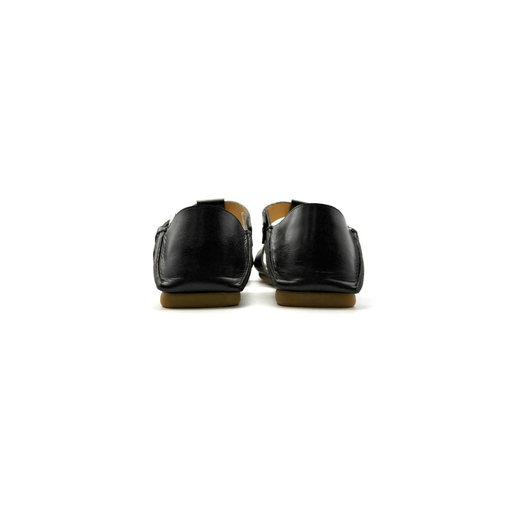 Lemaire Black Fisherman Slip On Sandals - SHENGLI ROAD MARKET