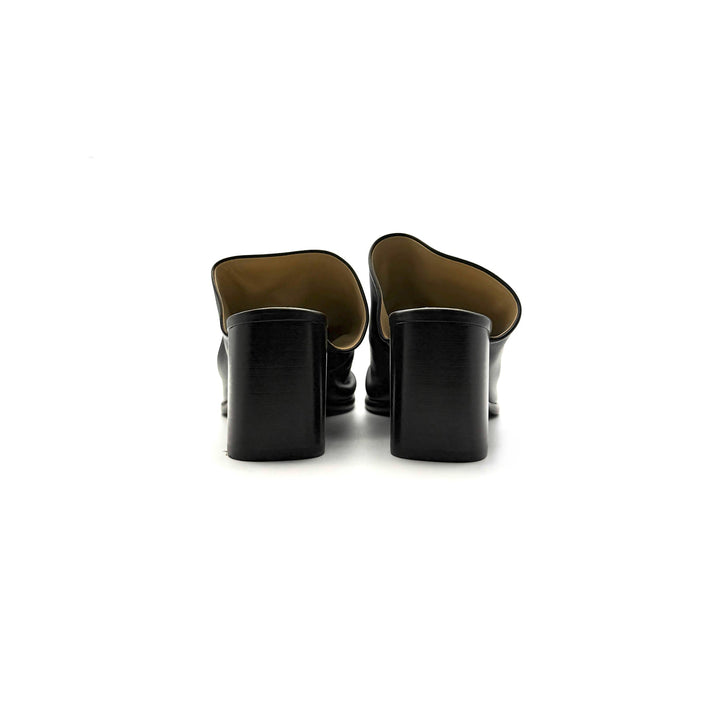 Lemaire Brown Glove Mules - SHENGLI ROAD MARKET