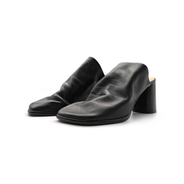 Lemaire Brown Glove Mules - SHENGLI ROAD MARKET