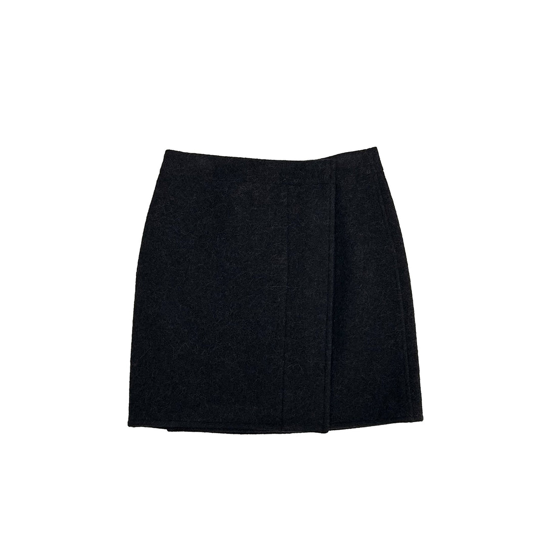 Lemaire Brushed Wool Wrap Mini Skirt - SHENGLI ROAD MARKET