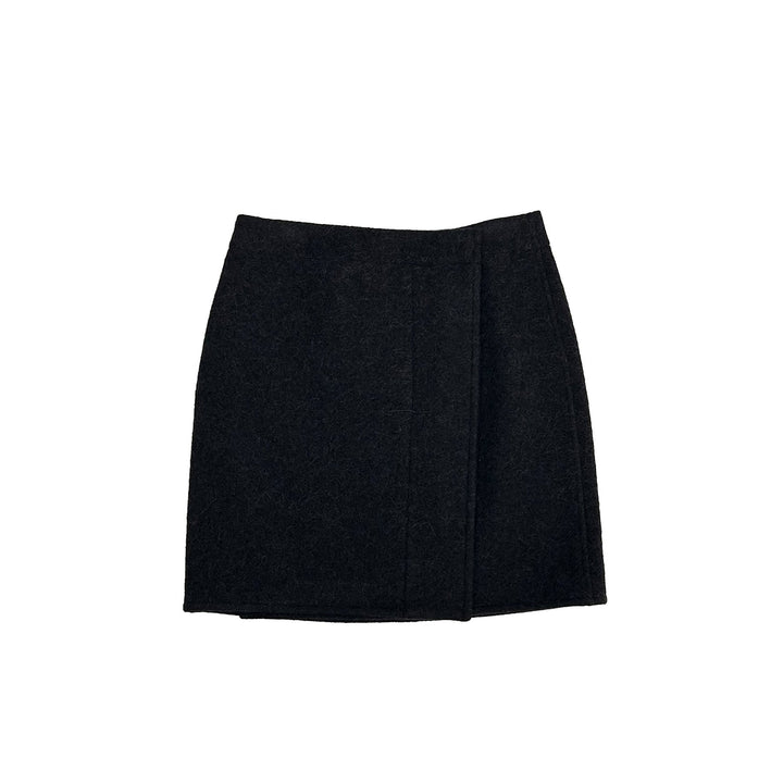 Lemaire Brushed Wool Wrap Mini Skirt - SHENGLI ROAD MARKET