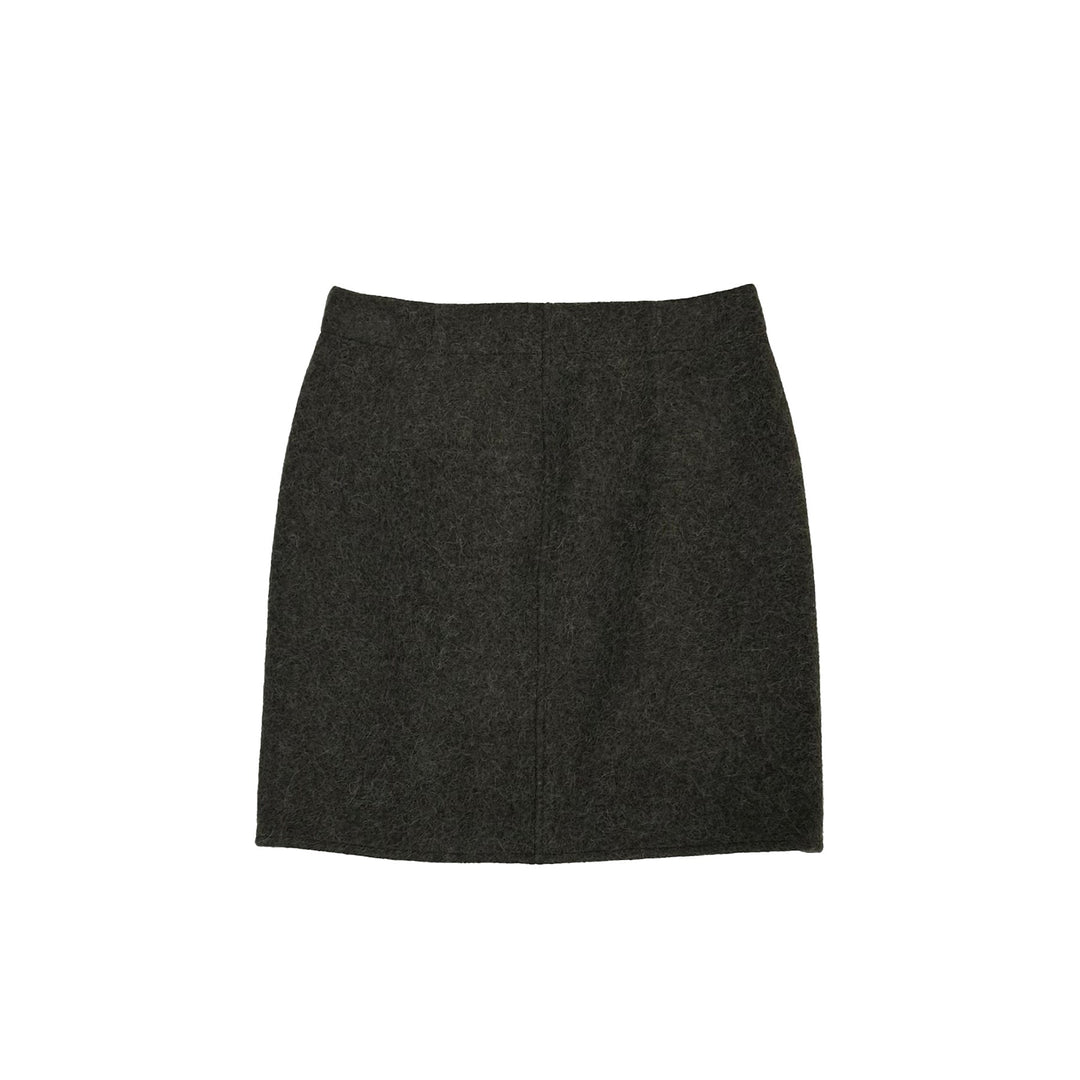 Lemaire Brushed Wool Wrap Mini Skirt - SHENGLI ROAD MARKET