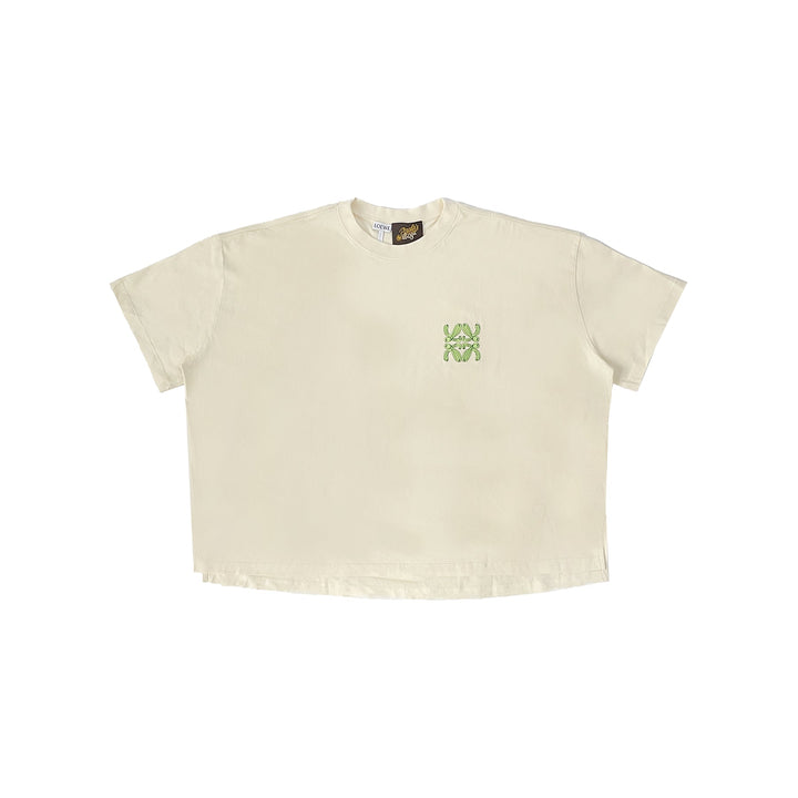 Loewe Paula's lbiza Floral Embroidery Short - Sleeve T-Shirt - SHENGLI ROAD MARKET