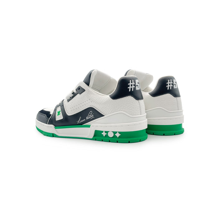 Louis Vuitton Black & White Trainer Sneakers - SHENGLI ROAD MARKET