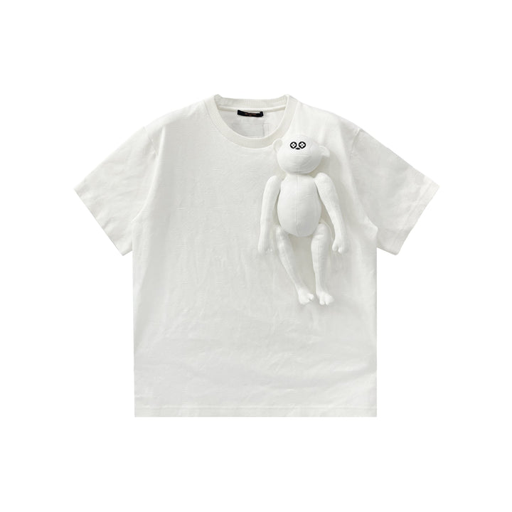 Louis Vuitton Doll Pendant Crewneck Short Sleeve T-Shirt - SHENGLI ROAD MARKET