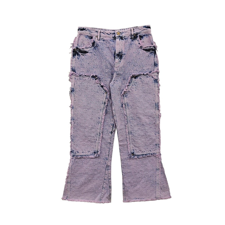 Louis Vuitton Frayed Monogram Double Knee Carpenter Pants - SHENGLI ROAD MARKET