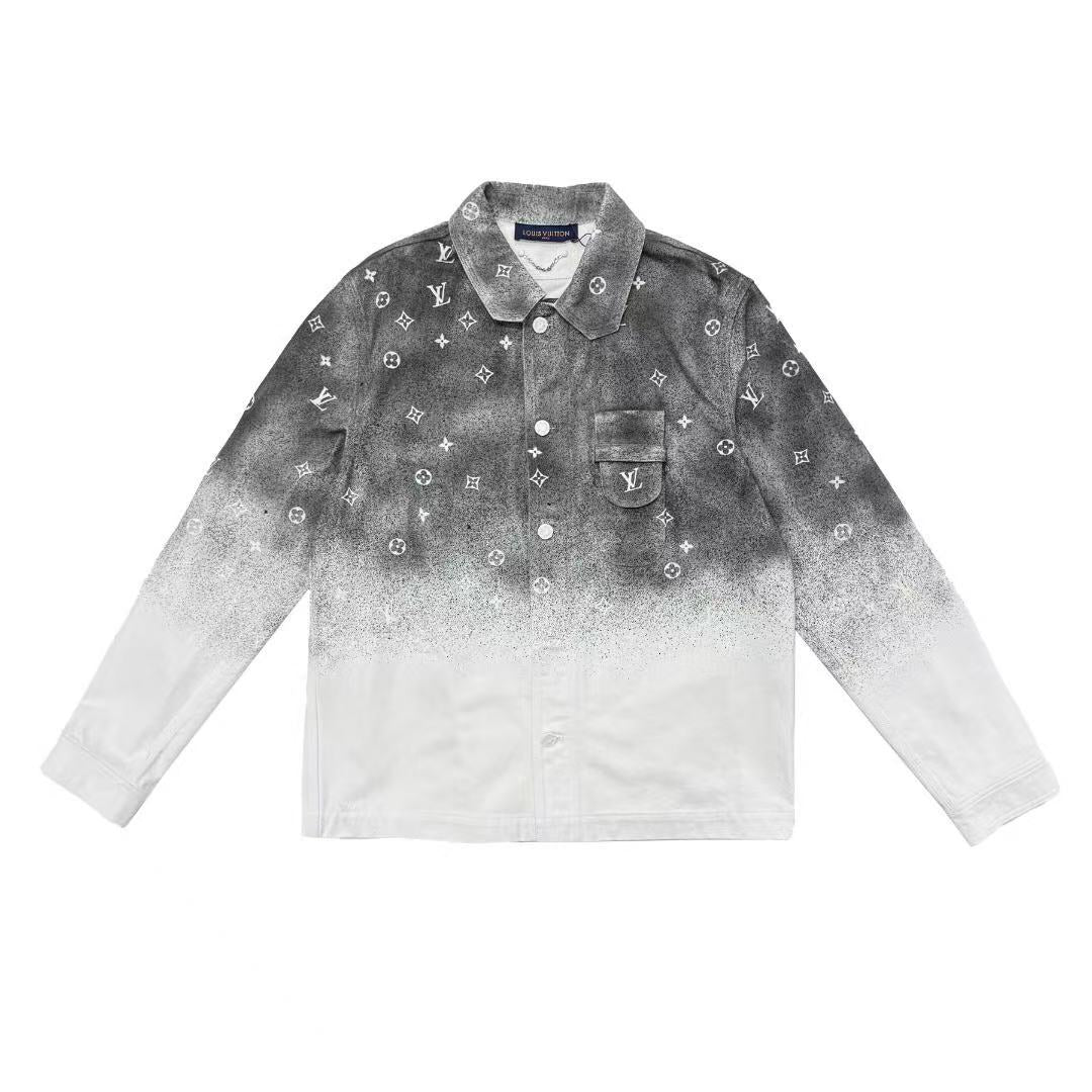 Louis Vuitton Gradient Snowfall Monogram Jacket - SHENGLI ROAD MARKET