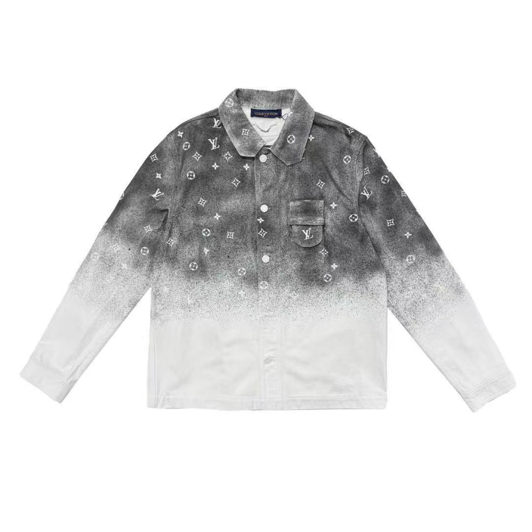 Louis Vuitton Gradient Snowfall Monogram Jacket - SHENGLI ROAD MARKET