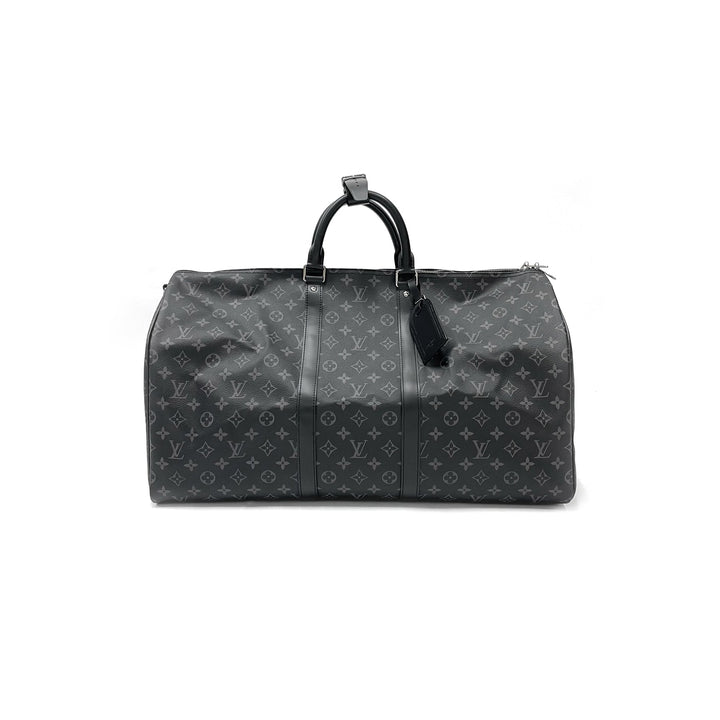 Louis Vuitton Keepall 55 Monogram Eclipse Travel Handbag - SHENGLI ROAD MARKET