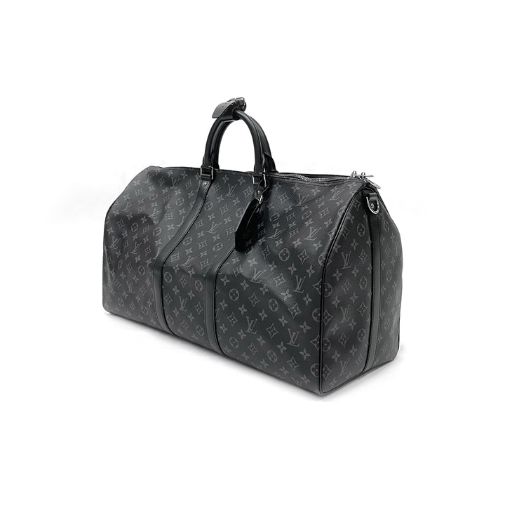 Louis Vuitton Keepall 55 Monogram Eclipse Travel Handbag - SHENGLI ROAD MARKET