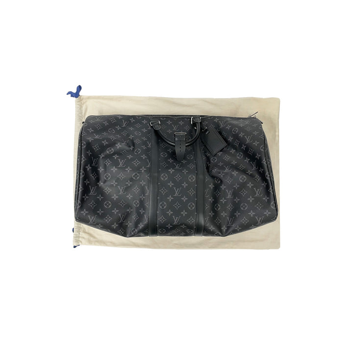 Louis Vuitton Keepall 55 Monogram Eclipse Travel Handbag - SHENGLI ROAD MARKET