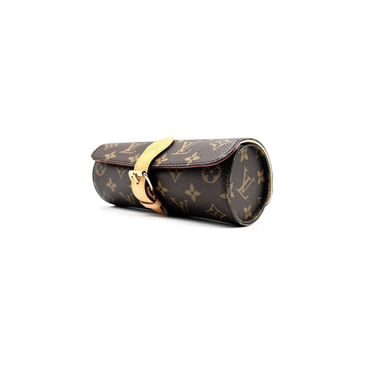 Louis Vuitton Monogram Canvas Brown Three Watch Case - SHENGLI ROAD MARKET