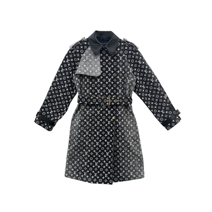 Louis Vuitton Monogram Denim Trench Coat - SHENGLI ROAD MARKET