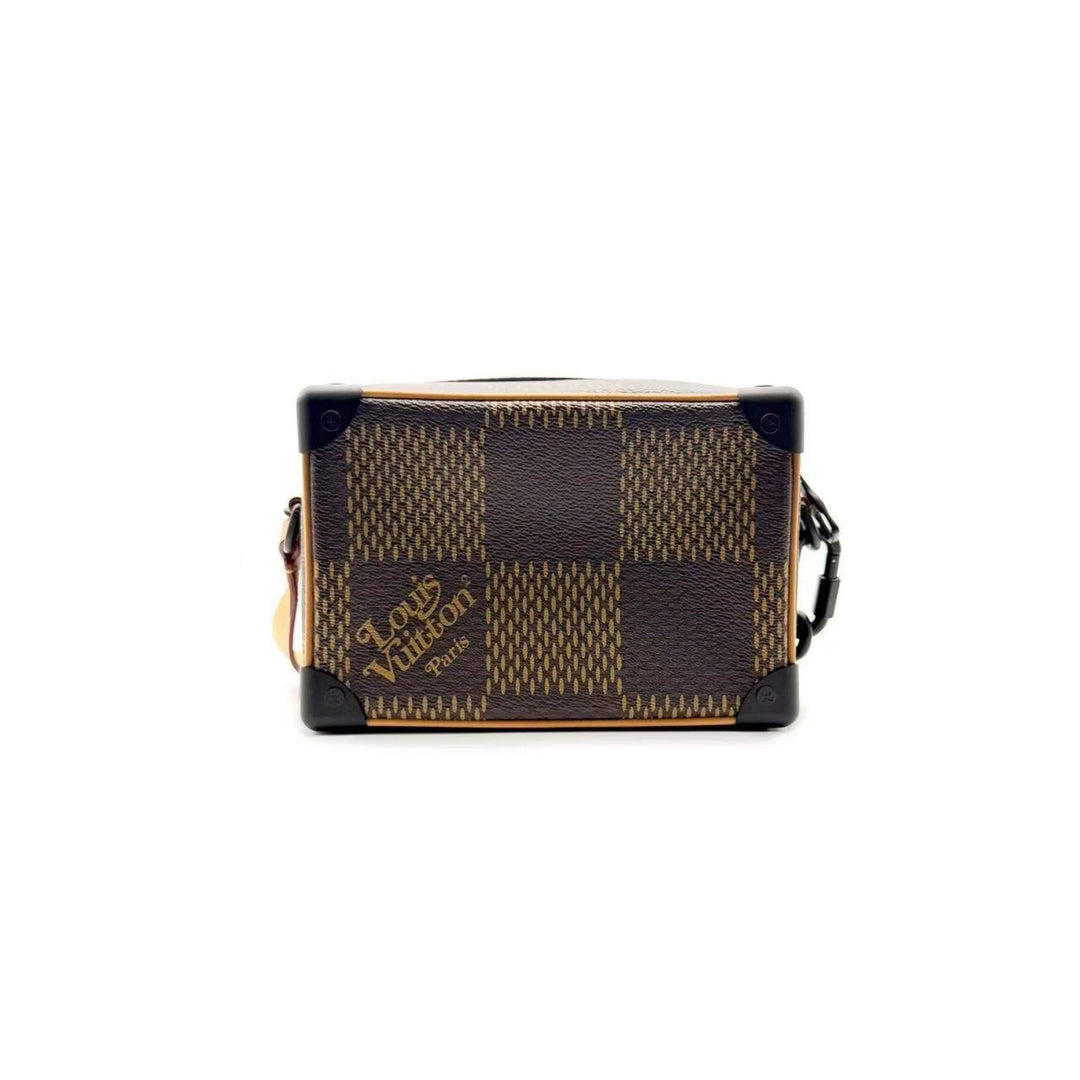 Louis Vuitton Nigo Giant Damier Ebene Monogram Mini Soft Trunk - SHENGLI ROAD MARKET