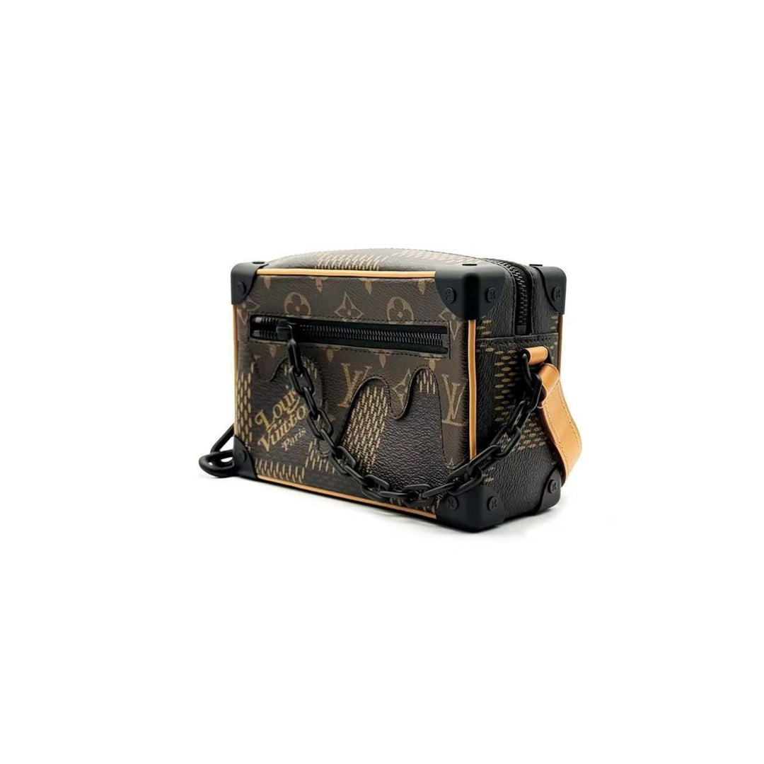 Louis Vuitton Nigo Giant Damier Ebene Monogram Mini Soft Trunk - SHENGLI ROAD MARKET