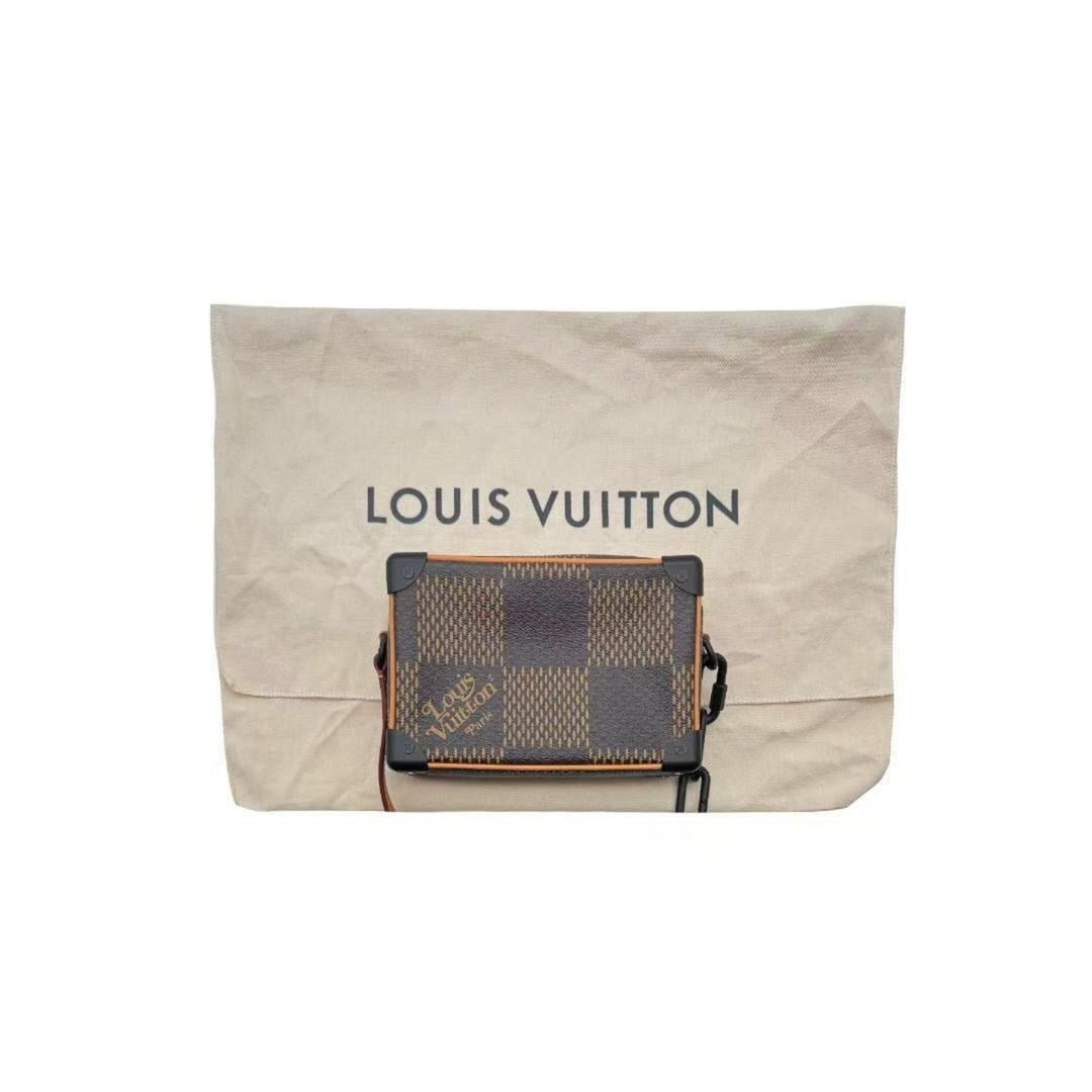 Louis Vuitton Nigo Giant Damier Ebene Monogram Mini Soft Trunk - SHENGLI ROAD MARKET