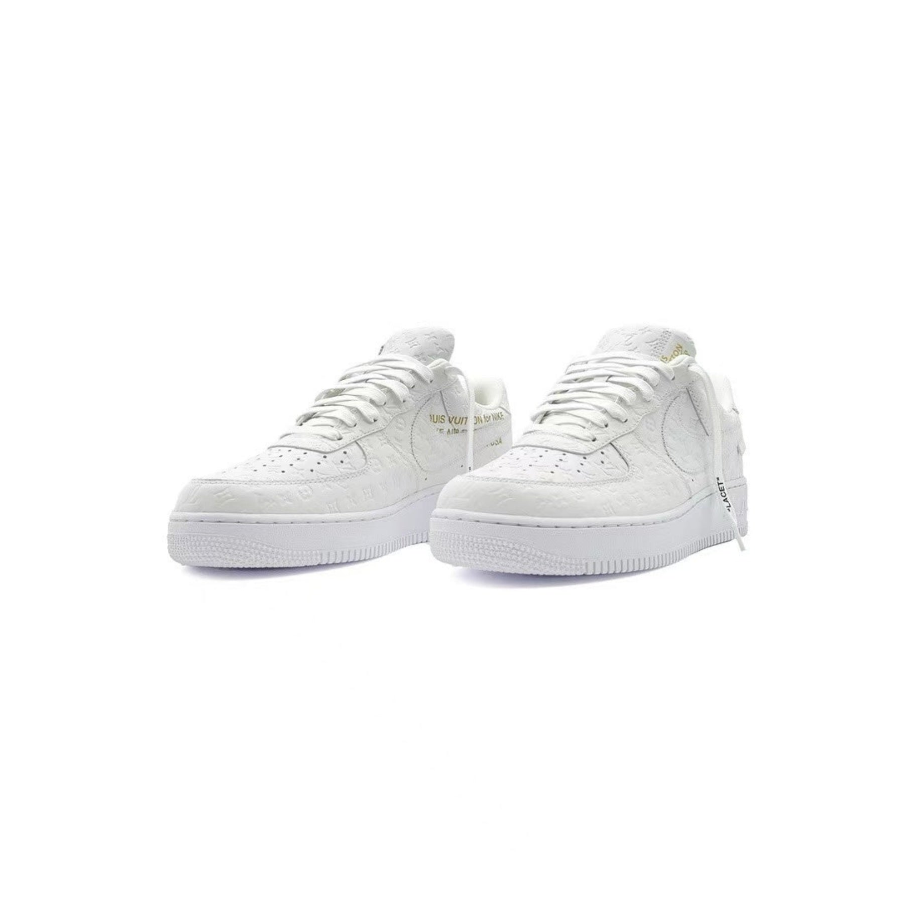 Louis Vuitton Nike Air Force 1 Low Top Lace-Up Sneakers – SHENGLI