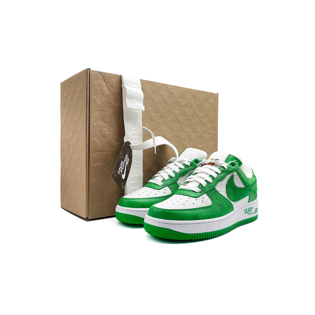 Louis Vuitton Nike Air Force 1 Virgil Abloh Low Top Lace - Up Sneakers - SHENGLI ROAD MARKET