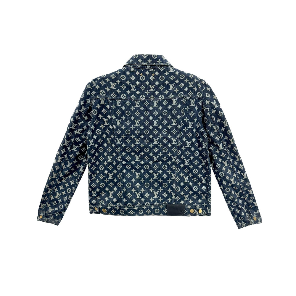 Louis Vuitton Old Flower Printed Denim Jacket - SHENGLI ROAD MARKET