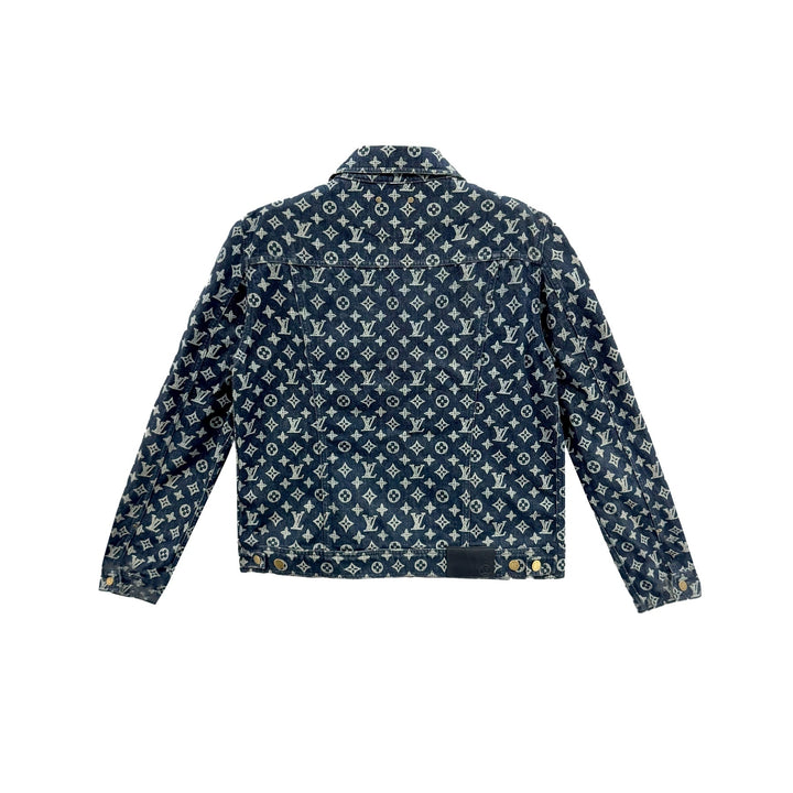 Louis Vuitton Old Flower Printed Denim Jacket - SHENGLI ROAD MARKET