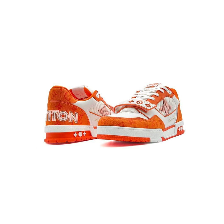 Louis Vuitton Orange Monogram Trainer Sneakers - SHENGLI ROAD MARKET