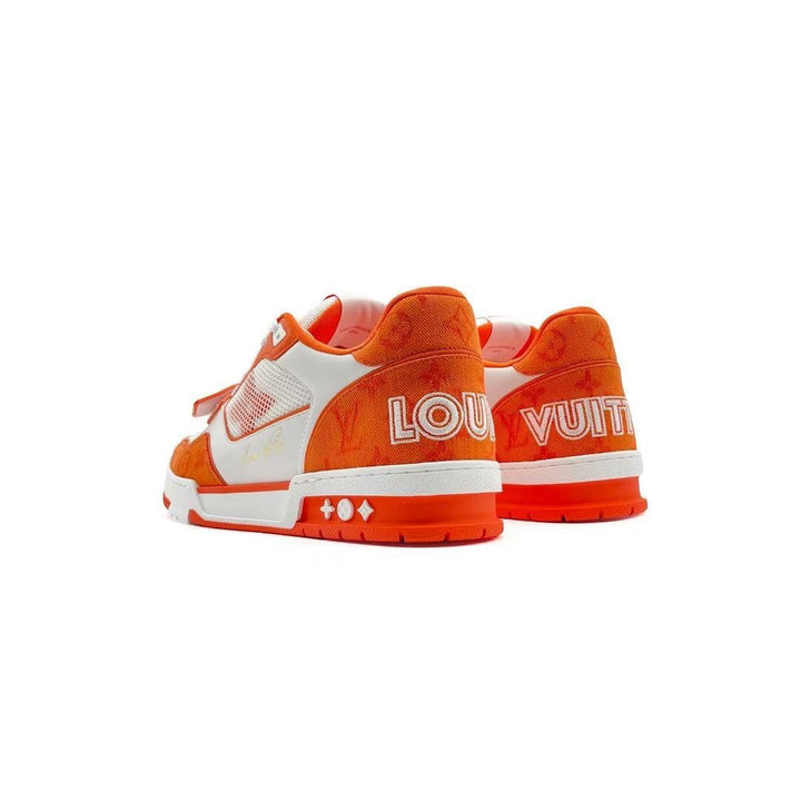 Louis Vuitton Orange Monogram Trainer Sneakers - SHENGLI ROAD MARKET