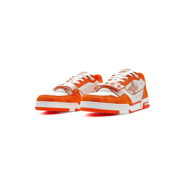 Louis Vuitton Orange Monogram Trainer Sneakers - SHENGLI ROAD MARKET
