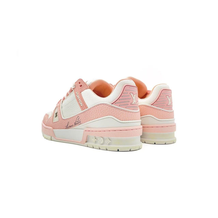 Louis Vuitton Pink & White Trainer Sneakers - SHENGLI ROAD MARKET